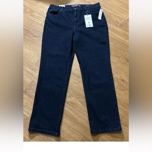 Gloria Vanderbilt Amanda Denim Blue Jeans Dark Wash Women’s Sz 16P NWT